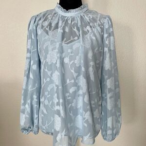 NWT White House Black Market Floral Blouse